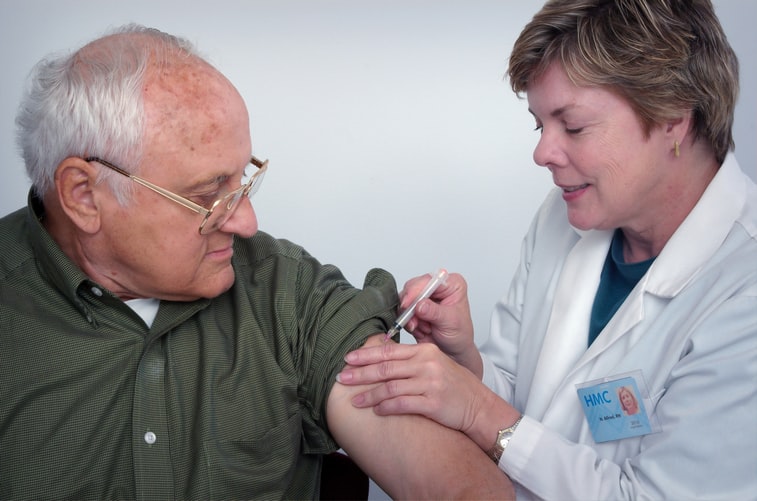 Proceso de vacunación contra covid